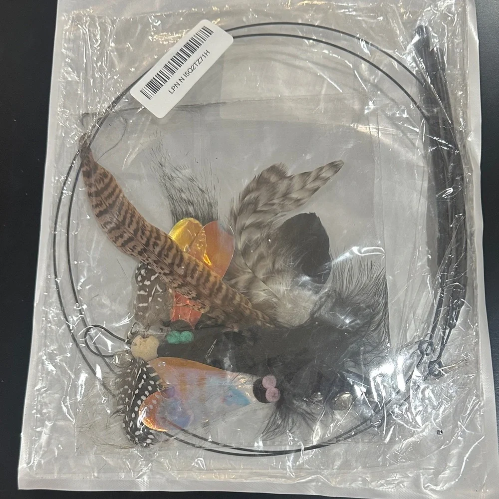 Colorful Feather cat toys